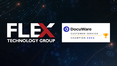 Flex Technology Group Recognized as Customer Service Champion 2022 by Docuware