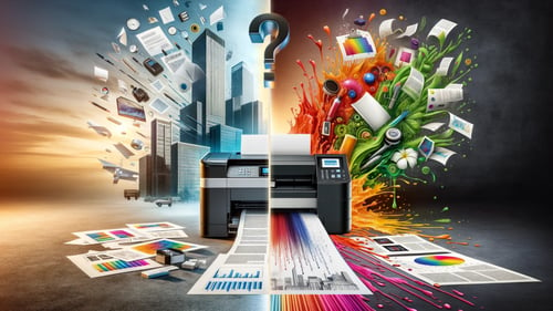 Inkjet Printers or Laser Printers? Choosing the right office printers for your business