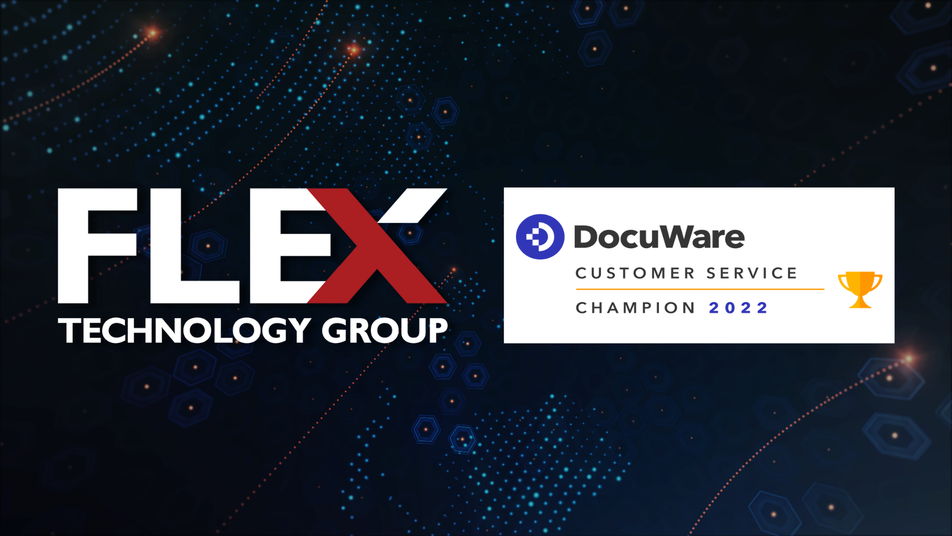 Flex Technology Group Recognized as Customer Service Champion 2022 by Docuware