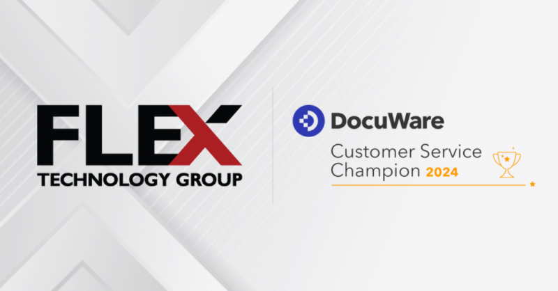 Flex-Technology-Group-Recognized-with-2024-DocuWare-Customer-Service-Champion-Award-1024x536-1